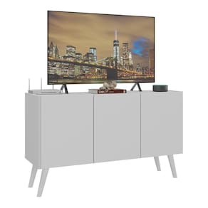 Rack Retrô para TV até 32 Polegadas com 3 Portas Multimóveis MP1067