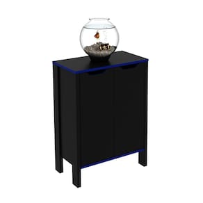 Armário Gamer 2 Portas Multimóveis CR25059 Preto/Azul