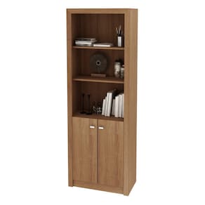 Armário Escritório com 2 Portas Multimóveis CR25020 Amendoa