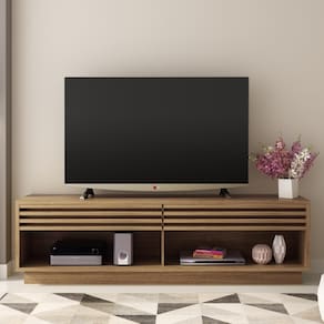 Rack TV 42" com 2 Gavetas Multimóveis CR45014 Natural
