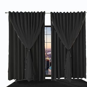 Cortina Blackout 8,10X2,90 Sala E Quarto Blecaute Ana Preto