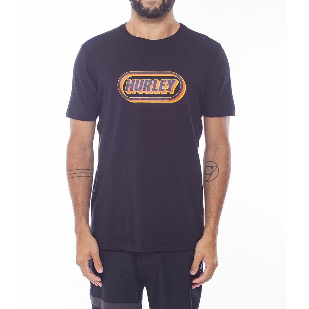 Camiseta Hurley Speed WT24 Masculina Preto