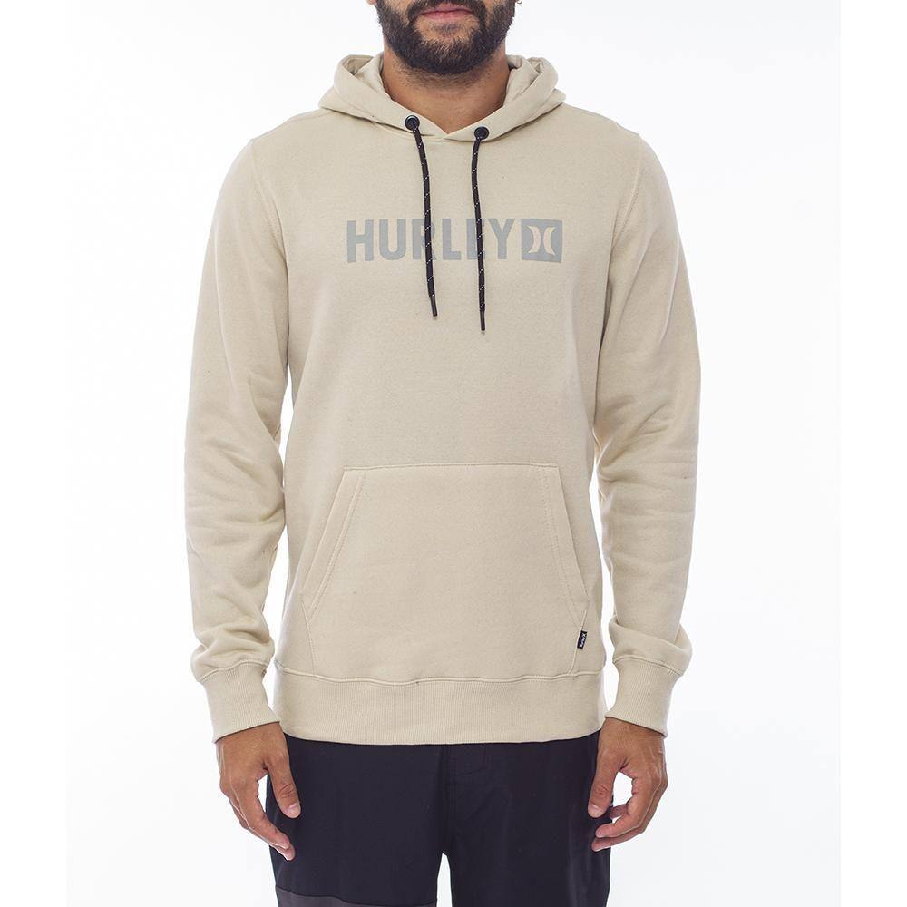 Moletom Hurley Canguru Square WT24 Masculino Areia