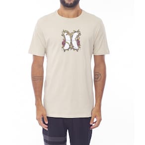Camiseta Hurley Hard Icon WT24 Masculina Areia