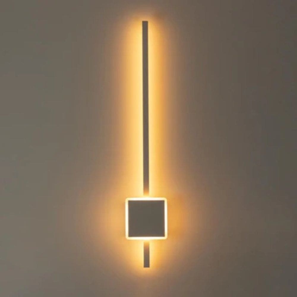 Arandela Lina l81,5cm c6cm a13,6cm 2xled Integrado 24w 2700k 1351lm Ip20 Branco