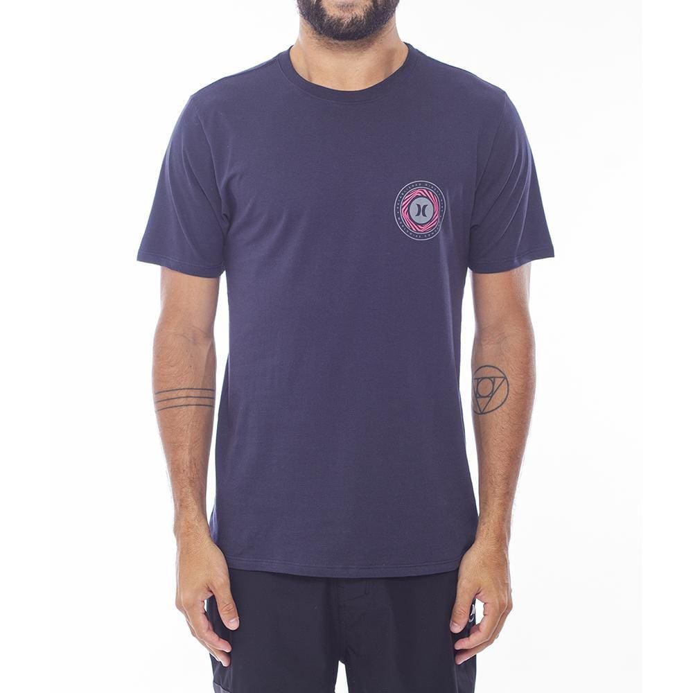 Camiseta Hurley Spiral WT24 Masculina Marinho