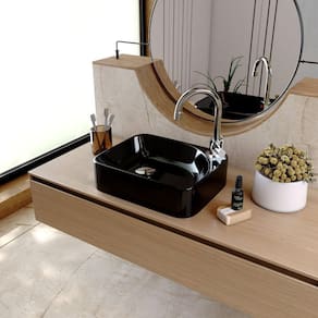 Kit Cuba Ro36 Cross com Torneira Luxo e Válvula Click Preto