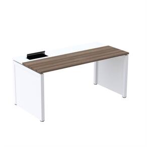 Plataforma Simples 130x792 Pscpp130/792/1 Pessoa Walnut/Branco
