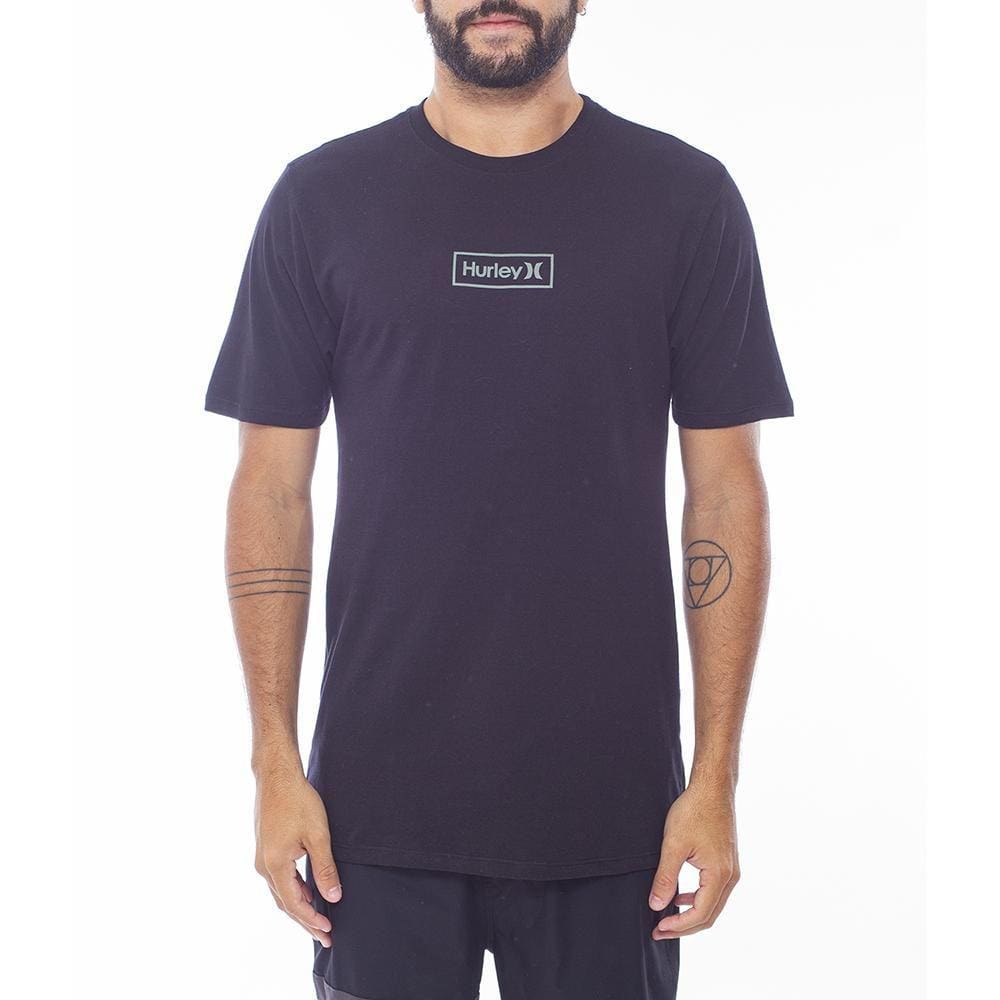 Camiseta Hurley Box WT24 Masculina Preto