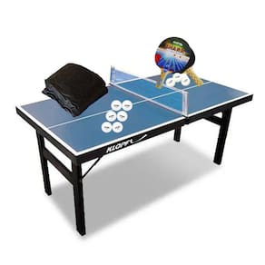 MINI MESA PING PONG Júnior MDP 12mm 1003 KLOPF + Kit 5055 + Kit 6 Bolinhas Brancas + Capa