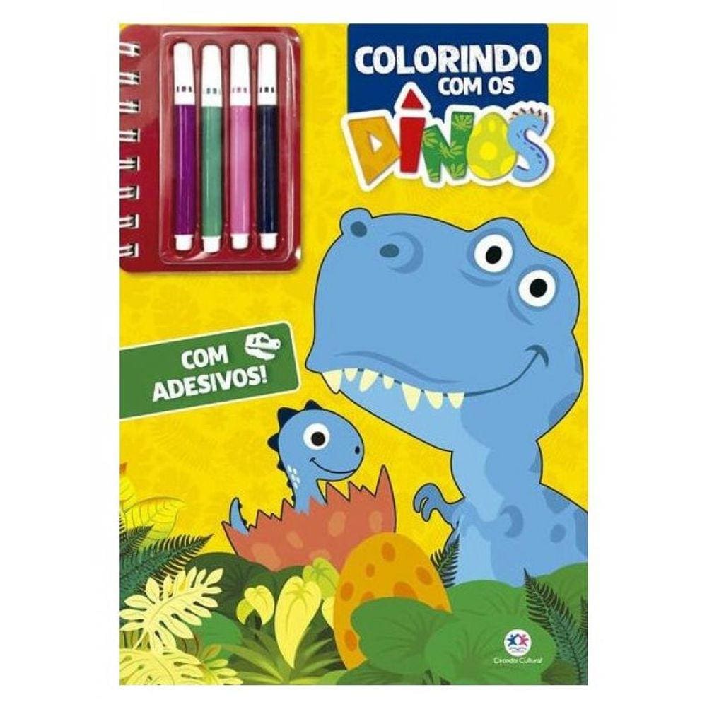 Colorindo Com Os Dinos