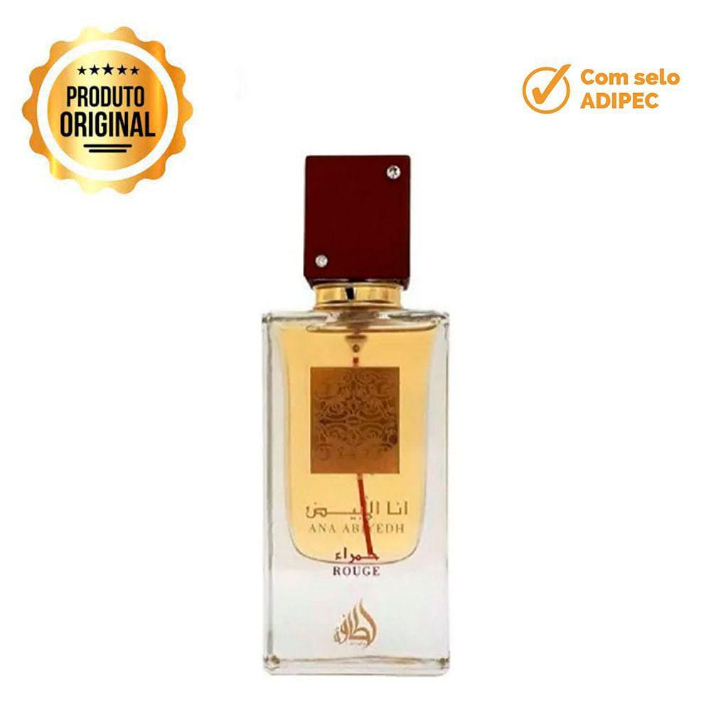 Perfume Ana Abyedh Rouge Lattafa Eau De Parfum Unissex 60ml