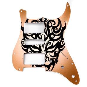 Escudo Guitarra Am Strat Hsh Máscara Tribal Spirit 120-mt [f035]