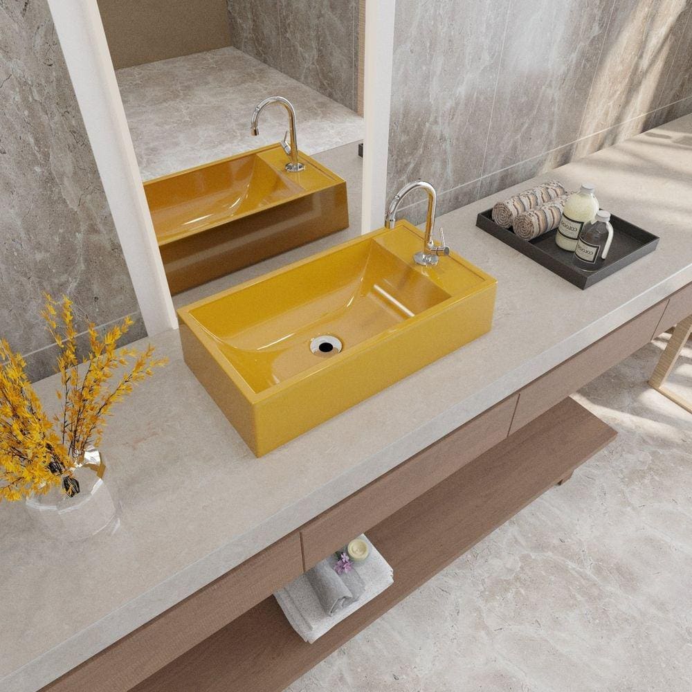 Kit Cuba Rl545 Roma com Torneira 1198 Metal Amarelo