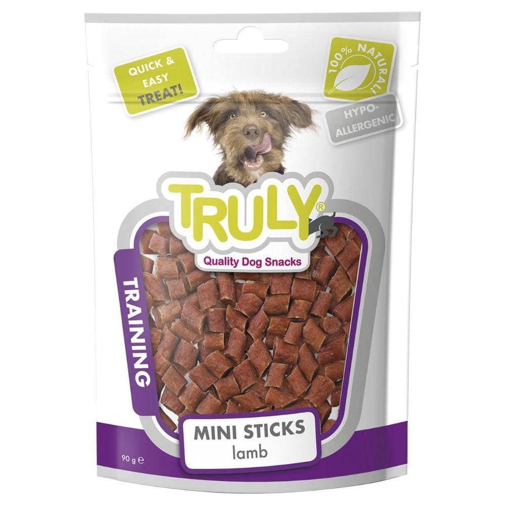 Truly Training Petisco Cães Mini Palitos De Cordeiro - 90G