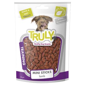 Truly Training Petisco Cães Mini Palitos De Cordeiro - 90G