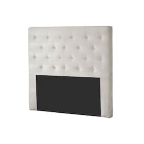 Cabeceira Cama Box Estofada Solteiro Hampton Suede Bege Claro - Probel