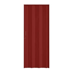 Porta Sanfonada Pvc Plastporta 210x84cm Plastporta Bcf Mogno