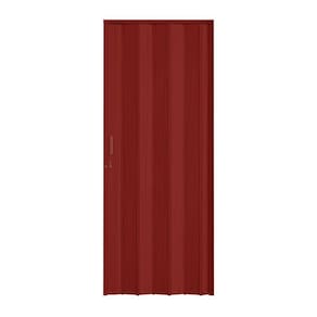 Porta Sanfonada Pvc Plastporta 210x96cm Plastporta Bcf Mogno