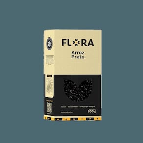 Arroz Preto Integral Flora 500G
