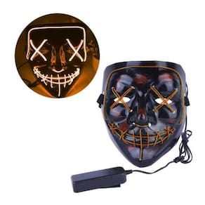 Máscara Led Neon Cosplay Fantasia Masculina Helloween