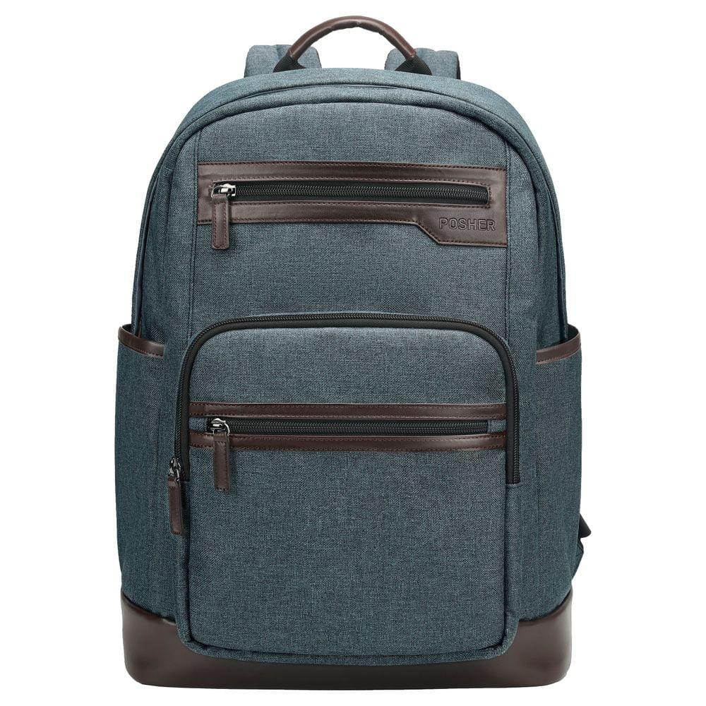 Mochila Antifurto Posher London Azul Claro