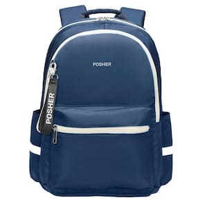 Mochila Antifurto Posher Alyssa Azul Marinho