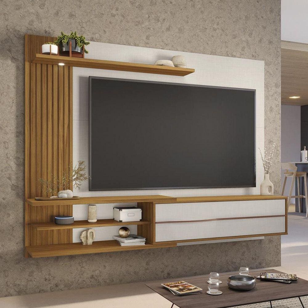 Painel para TV até 65 Polegadas Ripado 1 Porta NT 1355 Notável Móveis
