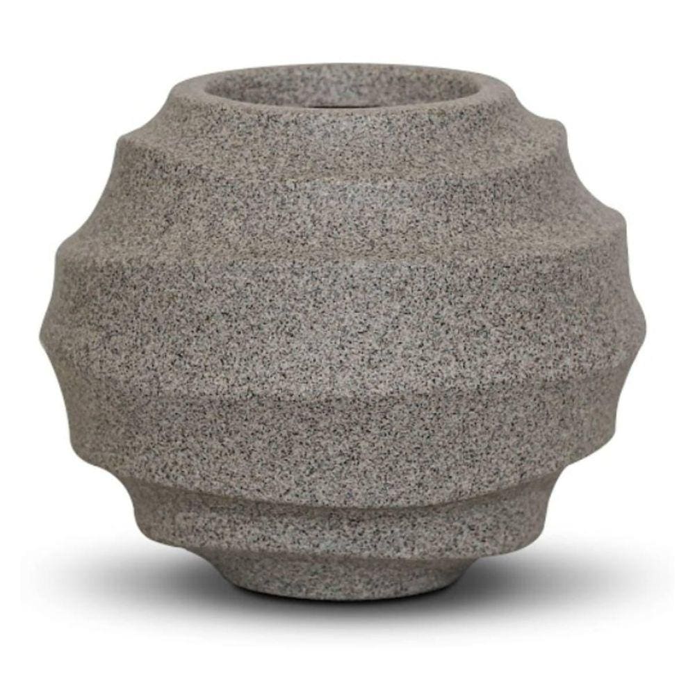 Vaso Wave Oval 19  5,3L  Cor Granito Nutriplan