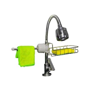 Escorredor Suporte Torneira Pia Multiuso Aço Inox