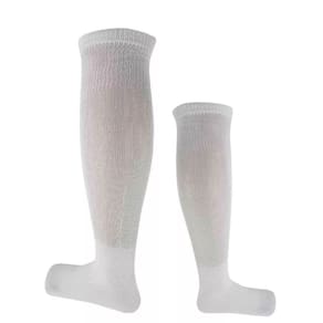 Meião Branco Futebol Canelada Atoalhado MIRIM 33/36 - Zhoff