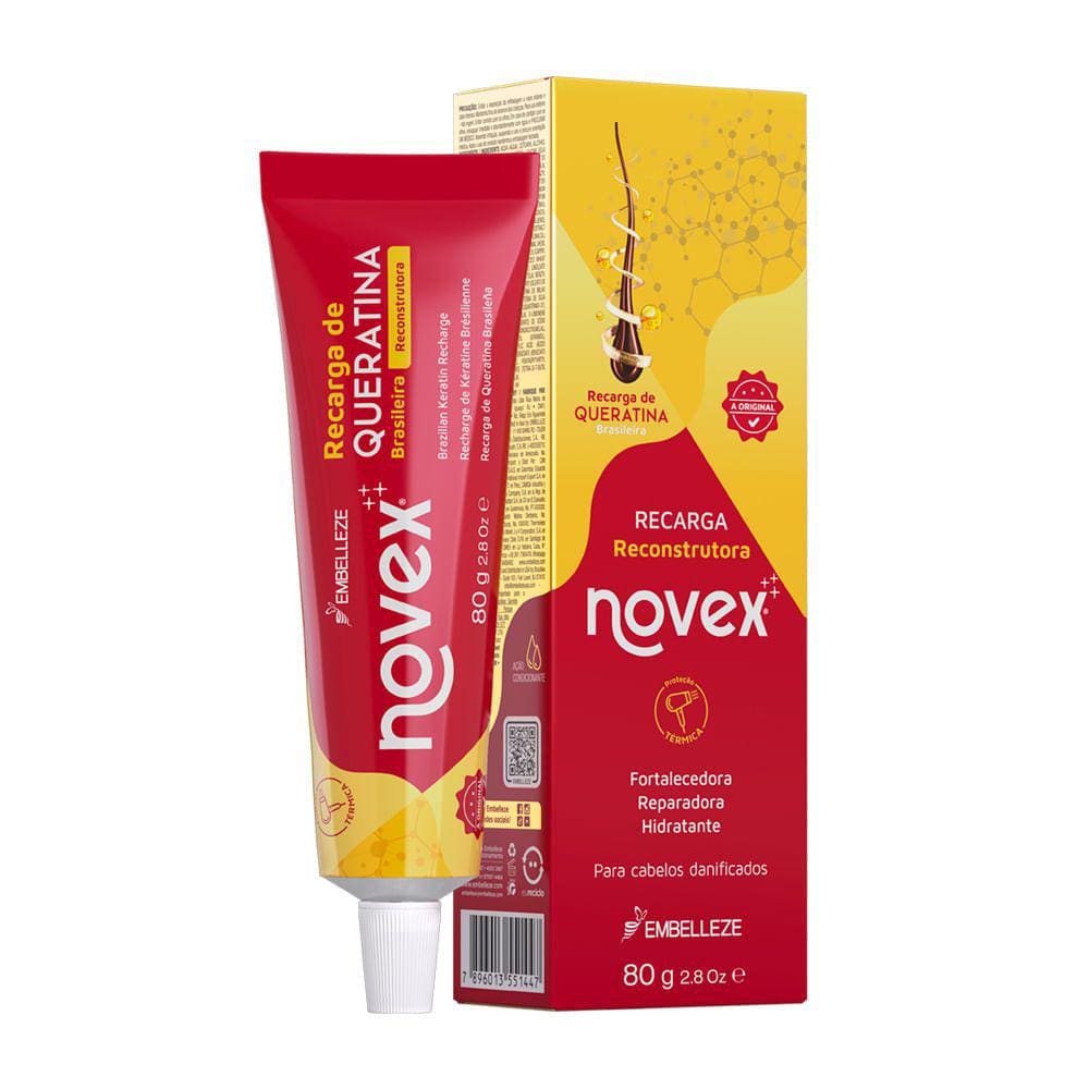 Recarga de Queratina Novex Reconstrutora 80g