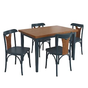 Conjunto Sala de Jantar e Cozinha Com 4 Cadeiras Y Madeira Maciça