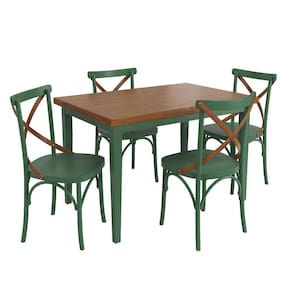 Conjunto Sala de Jantar e Cozinha Com 4 Cadeiras X Madeira Maciça