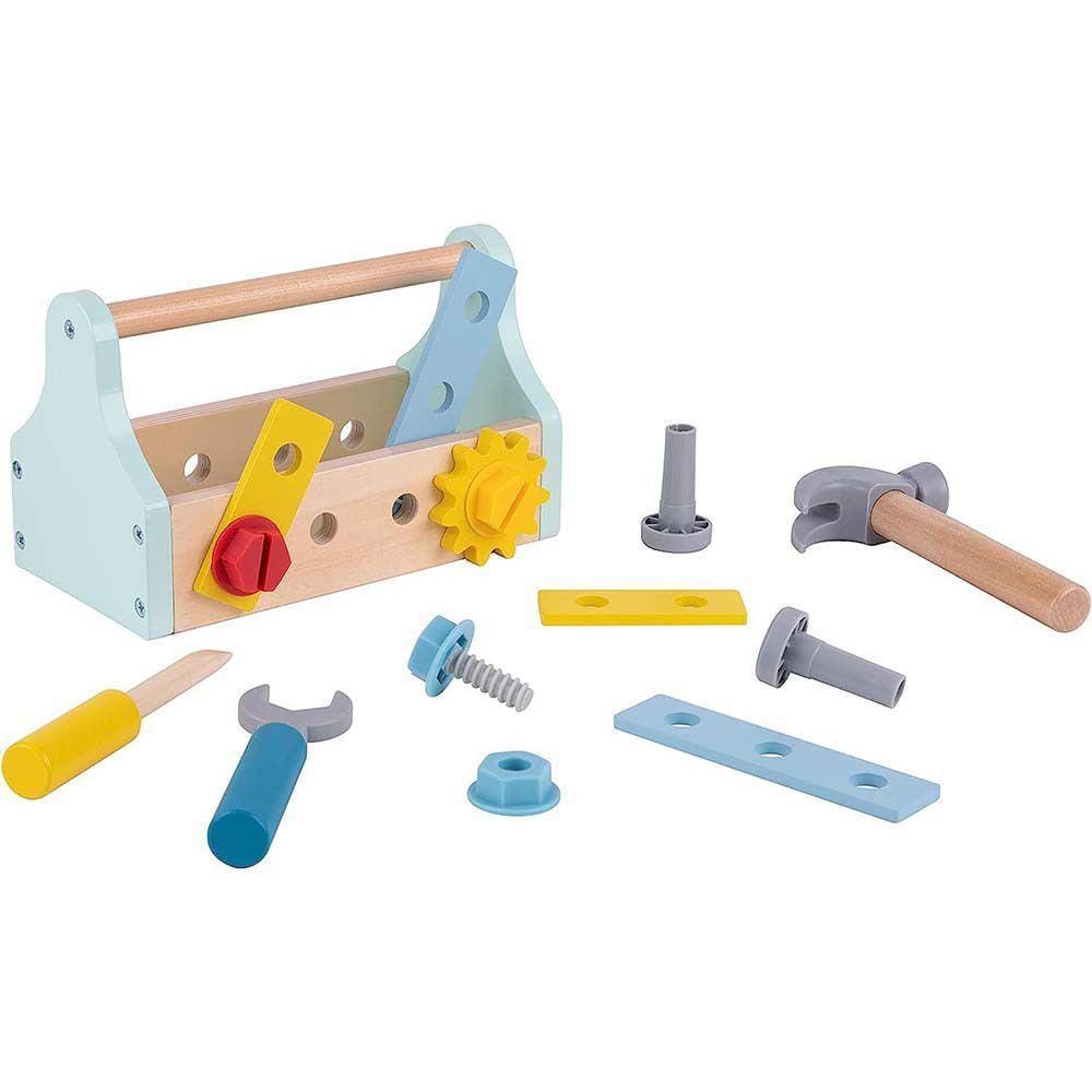 Caixa de Ferramentas Tooky Toy Brinquedo Educativo
