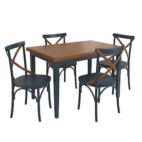 Conjunto Sala de Jantar e Cozinha Com 4 Cadeiras X Madeira Maciça