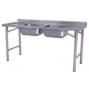 Pia Industrial Benfati Inox 304 150x70cm com 2 Cubas 643