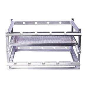 Suporte para Churrasco Fast Gourmet Standard de 5 Espetos e Grelha SAS05