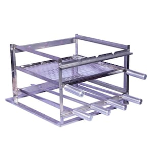 Suporte para Churrasco Fast Gourmet Luxo com 4 Espetos e Grelha SAL04