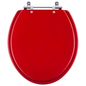 Assento Sanitario Colorido Vermelho para Vaso Convencional
