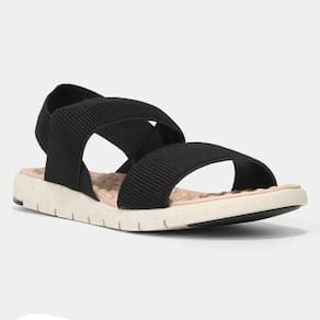 Sandália Modare Elásticos Ultra Confort Feminina - Preto