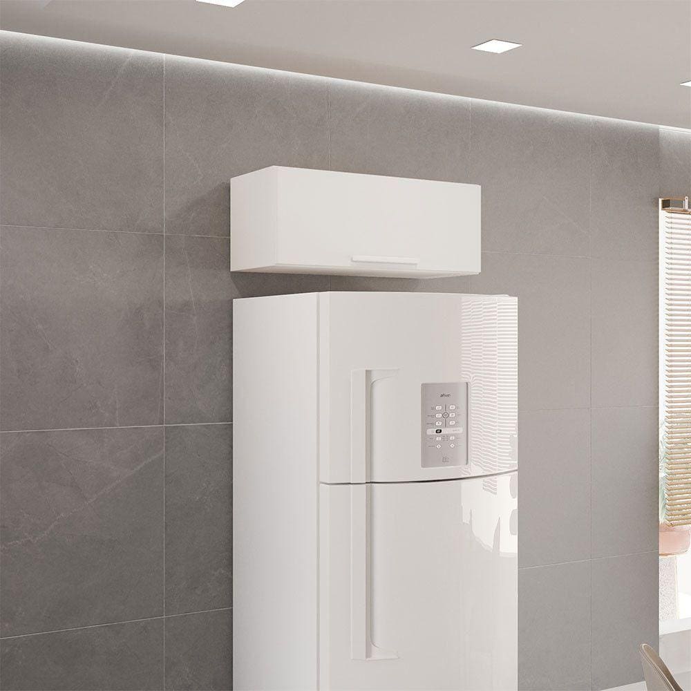 Armário Aéreo Geladeira New Valencia Salleto Branco