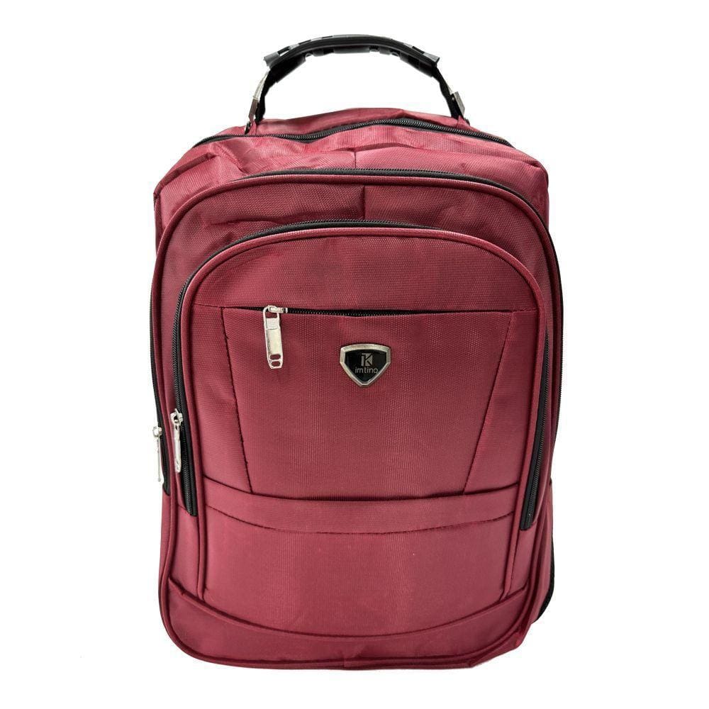 Mochila Casual 18" Notebook alça - Vinho - Kimtino