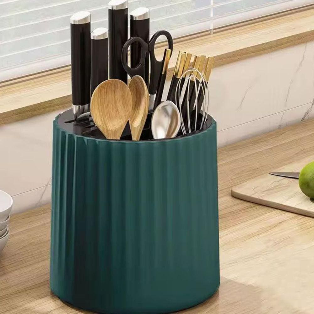 Porta Talheres Utensílios Giratório Faqueiro Sebo de mesa