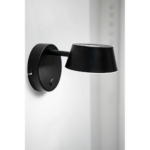 Arandela Funnel l13cm c20cm a11cm 1xled Integrado 5w 3000k 400lm Ip20 Preto