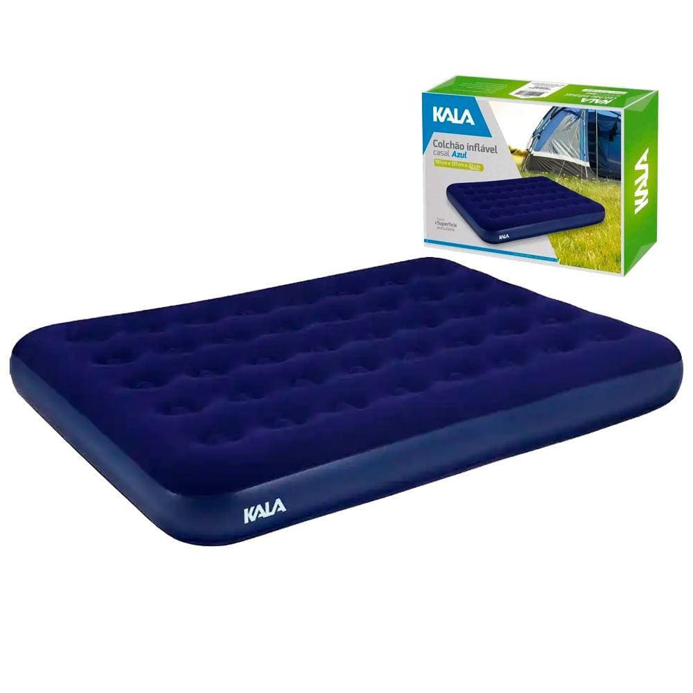 Colchão Casal Inflável Kala Azul