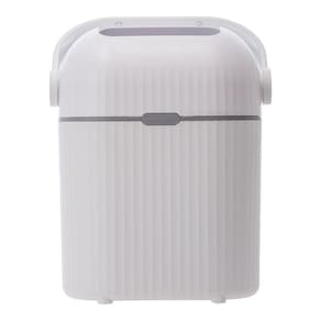 Lixeira para Fraldas Antiodor Branca 36cm 9 Litros Buba 18041