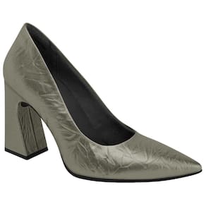 Scarpin Salto Alto Piccadilly 749101 Feminino - Pewter