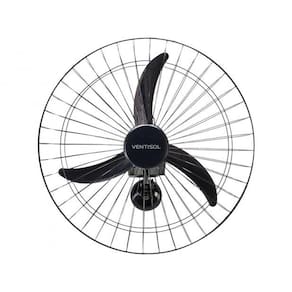 Ventilador de Parede Oscilante 60cm 220v New 147w Preto