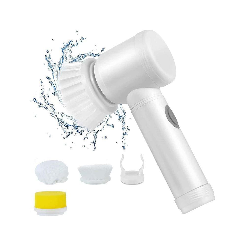 Escova Elétrica Para Limpeza De Cozinha E Banheiro